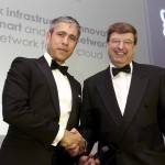 iomart Group sales director Tony Argyrou accepts GTB Innovation Award